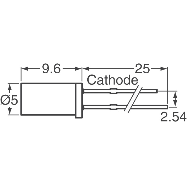 WP483GDT Kingbright  LED Indication - Discrete
